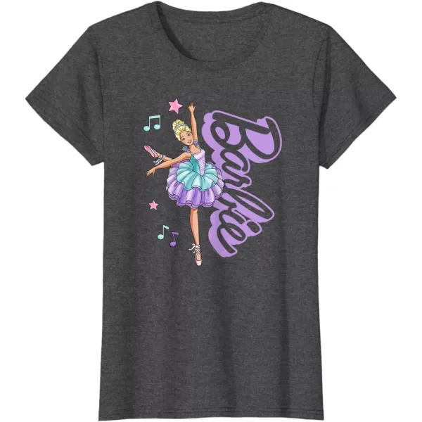 Barbie  Barbie Ballerina  Love Ballet TShirtDark Heather Grey