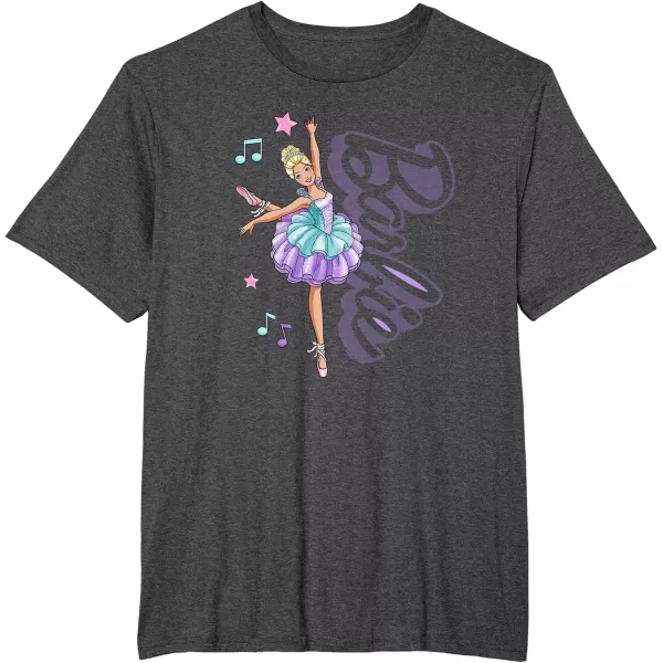 Barbie  Barbie Ballerina  Love Ballet TShirtDark Heather Grey