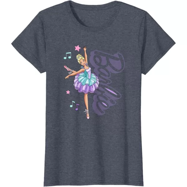 Barbie  Barbie Ballerina  Love Ballet TShirtHeather Blue