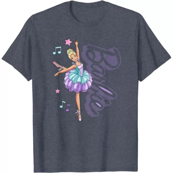 Barbie  Barbie Ballerina  Love Ballet TShirtHeather Blue