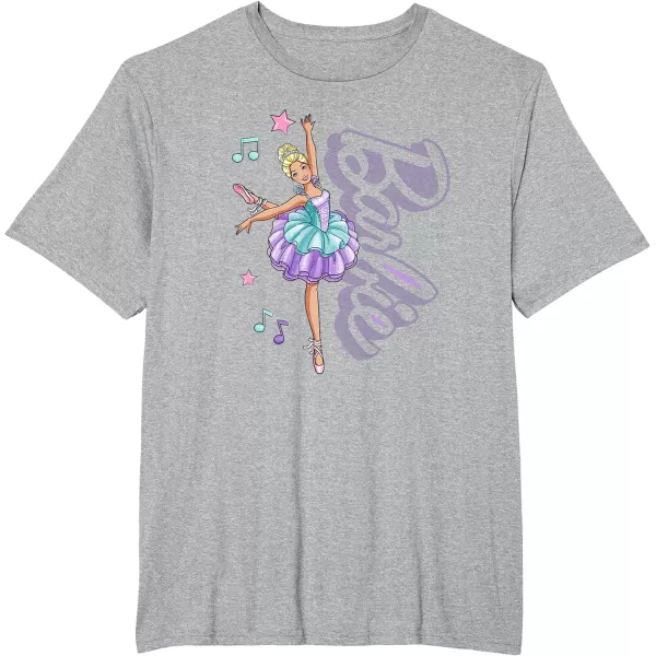 Barbie  Barbie Ballerina  Love Ballet TShirtHeather Grey