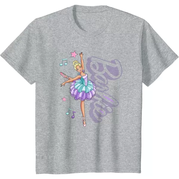 Barbie  Barbie Ballerina  Love Ballet TShirtHeather Grey