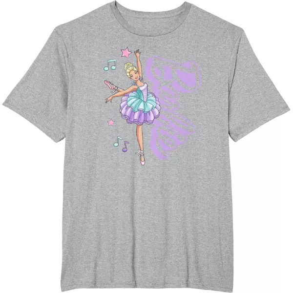 Barbie  Barbie Ballerina  Love Ballet TShirtHeather Grey