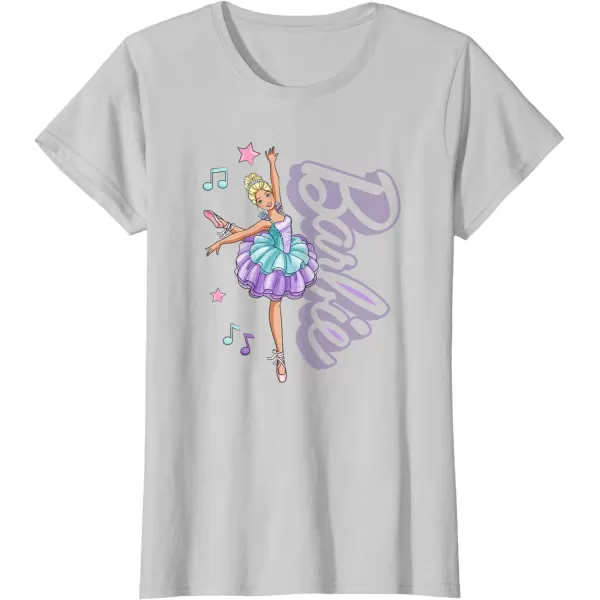 Barbie  Barbie Ballerina  Love Ballet TShirtSilver Grey