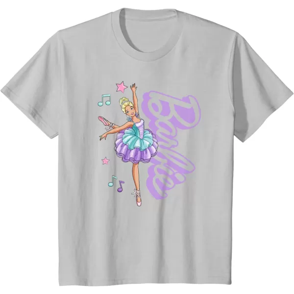 Barbie  Barbie Ballerina  Love Ballet TShirtSilver Grey