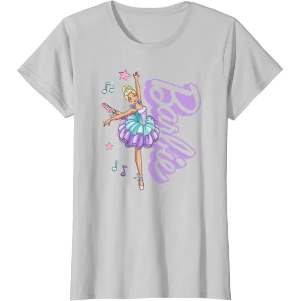 Barbie  Barbie Ballerina  Love Ballet TShirtSilver Grey