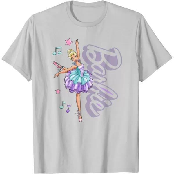 Barbie  Barbie Ballerina  Love Ballet TShirtSilver Grey