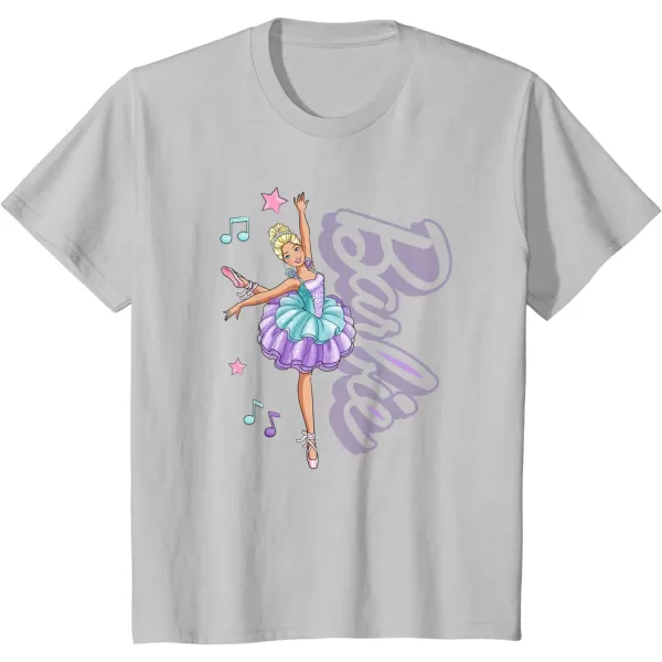 Barbie  Barbie Ballerina  Love Ballet TShirtSilver Grey