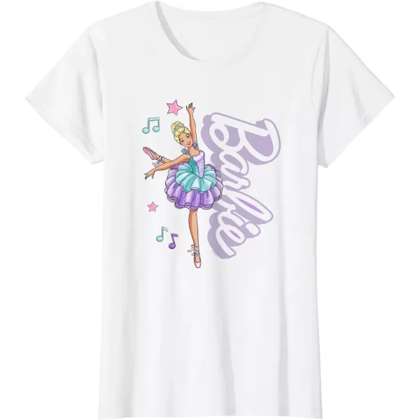 Barbie  Barbie Ballerina  Love Ballet TShirtWhite