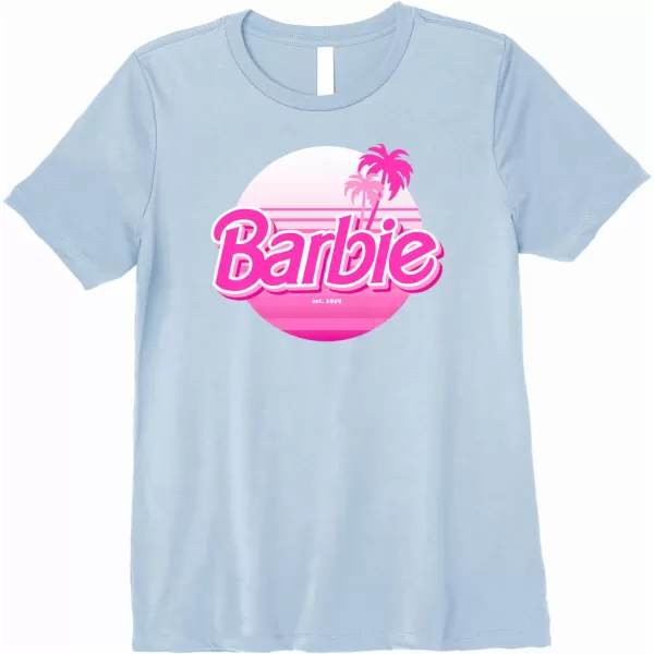 Barbie  Barbie Summer Logo Premium TShirtBaby Blue