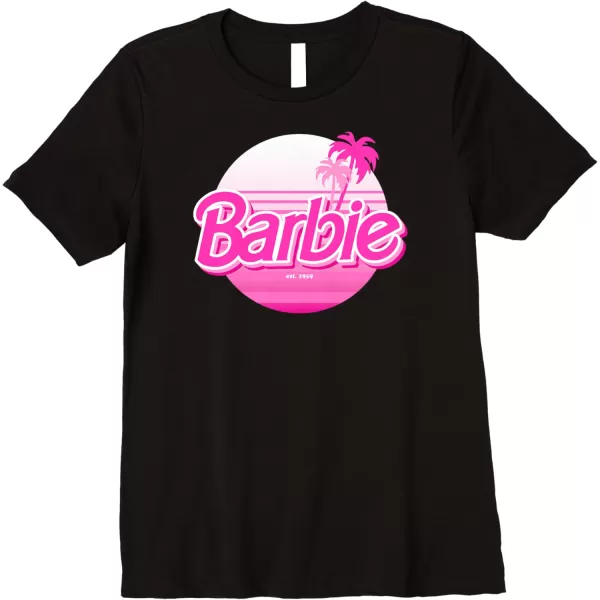 Barbie  Barbie Summer Logo Premium TShirtBlack