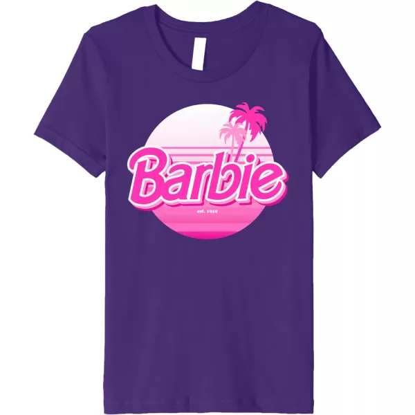 Barbie  Barbie Summer Logo Premium TShirtPurple