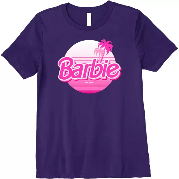 Barbie  Barbie Summer Logo Premium TShirtPurple