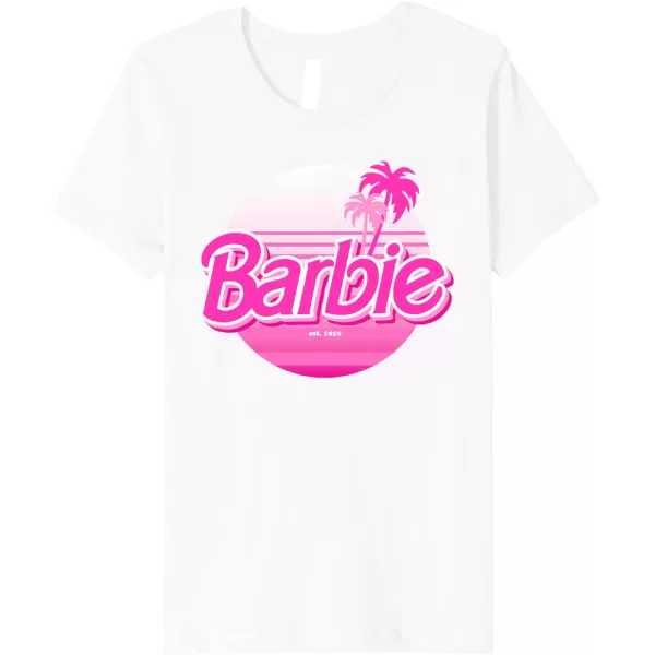 Barbie  Barbie Summer Logo Premium TShirtWhite