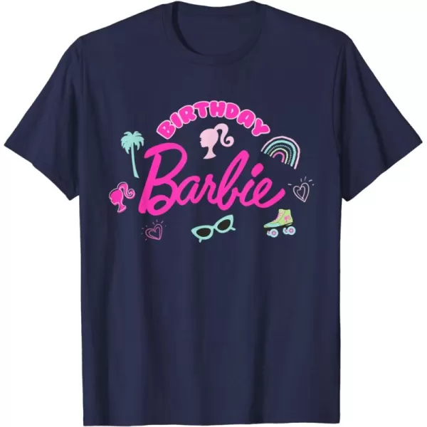 Barbie  Birthday Barbie Icons TShirtNavy Blue