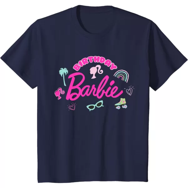 Barbie  Birthday Barbie Icons TShirtNavy Blue