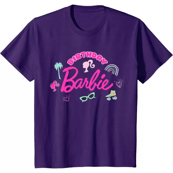 Barbie  Birthday Barbie Icons TShirtPurple