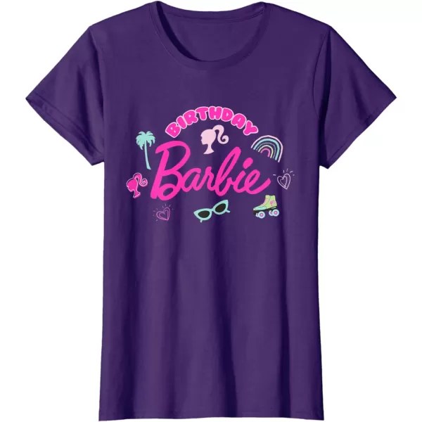 Barbie  Birthday Barbie Icons TShirtPurple