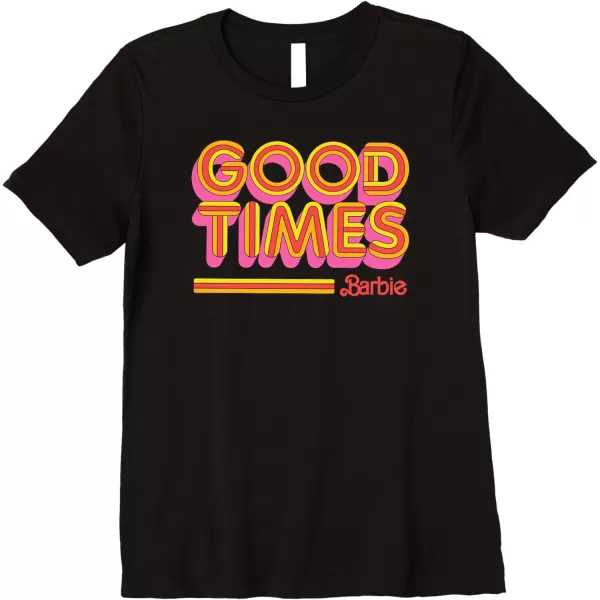 Barbie  Good Times Premium TShirtBlack