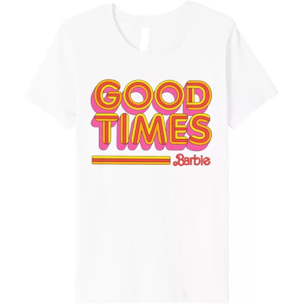 Barbie  Good Times Premium TShirtWhite