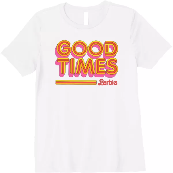 Barbie  Good Times Premium TShirtWhite