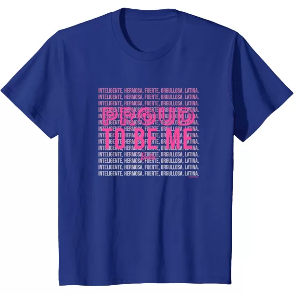 Barbie  Hispanic Heritage Month  Proud To Be Me TShirtRoyal Blue