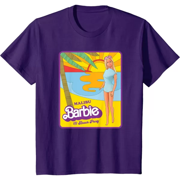 Barbie  Malibu Barbie Beach Party TShirtPurple