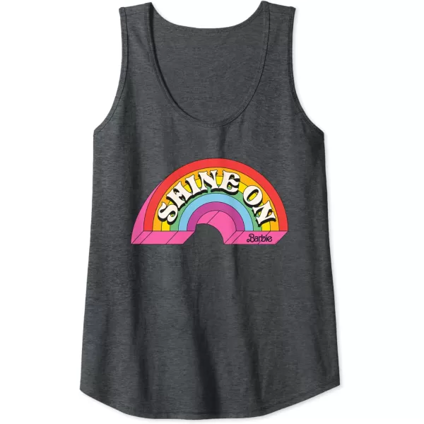 Barbie  Shine On Rainbow Tank TopDark Heather Grey