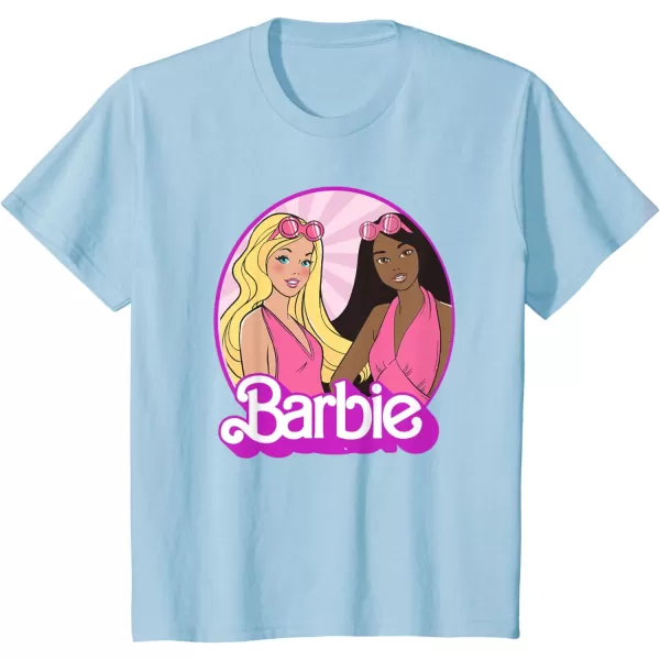 Barbie  Summer  Friendship TShirtBaby Blue