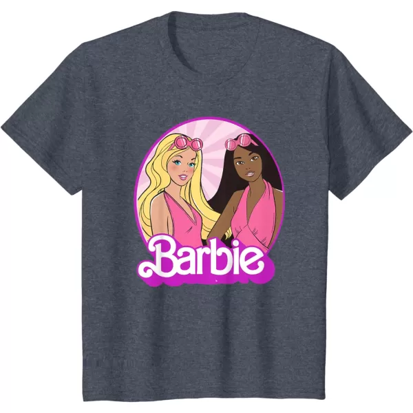 Barbie  Summer  Friendship TShirtHeather Blue