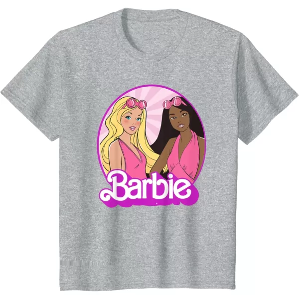 Barbie  Summer  Friendship TShirtHeather Grey