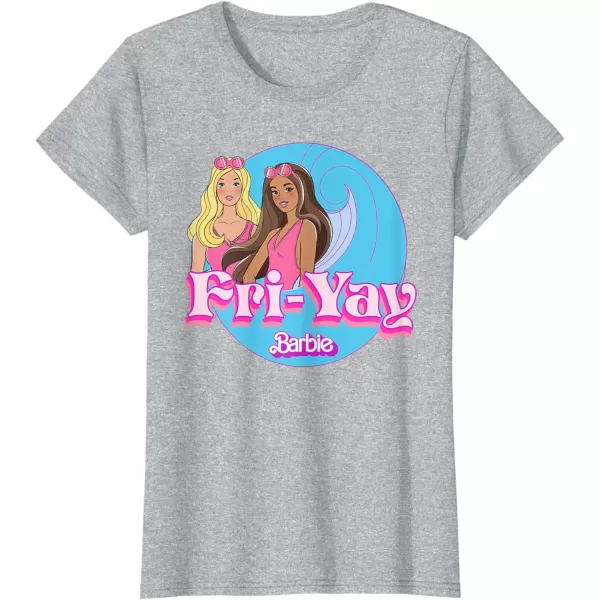 Barbie  Summer FriYay TShirtHeather Grey