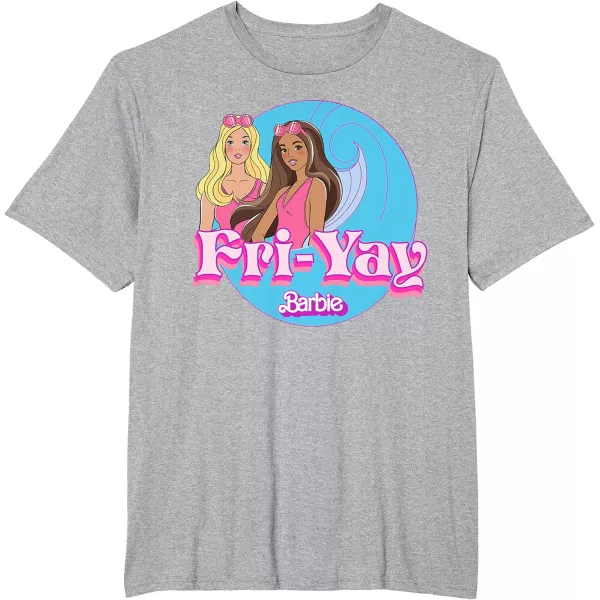 Barbie  Summer FriYay TShirtHeather Grey