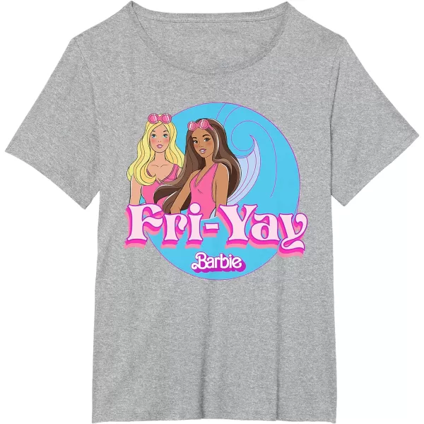 Barbie  Summer FriYay TShirtHeather Grey