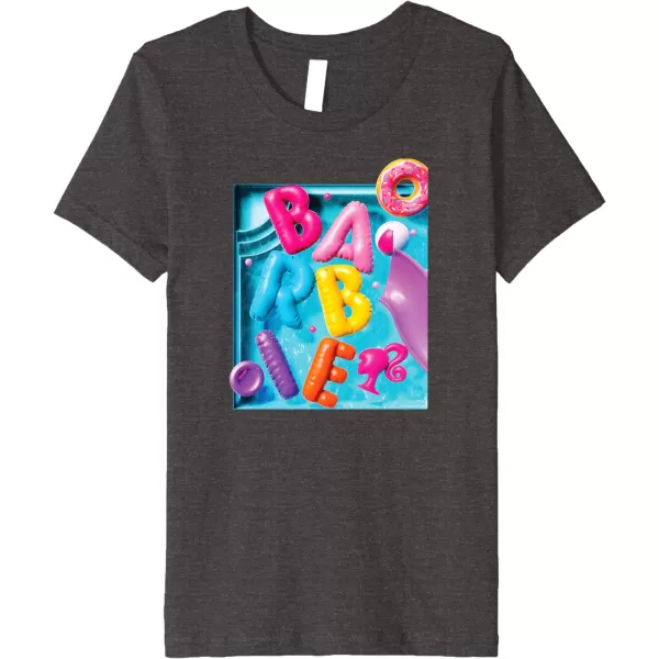 Barbie  Summer Pool Fun Premium TShirtDark Heather Grey