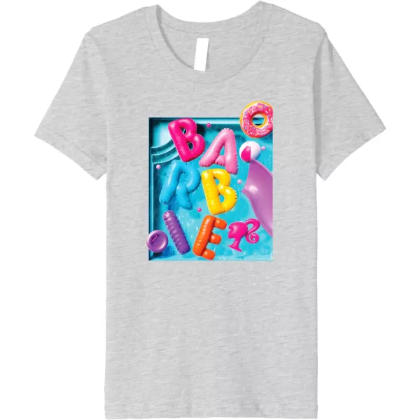 Barbie  Summer Pool Fun Premium TShirtHeather Grey