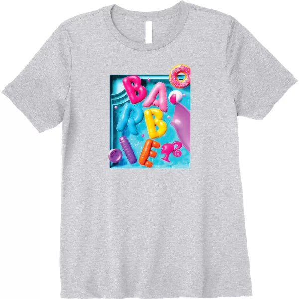 Barbie  Summer Pool Fun Premium TShirtHeather Grey