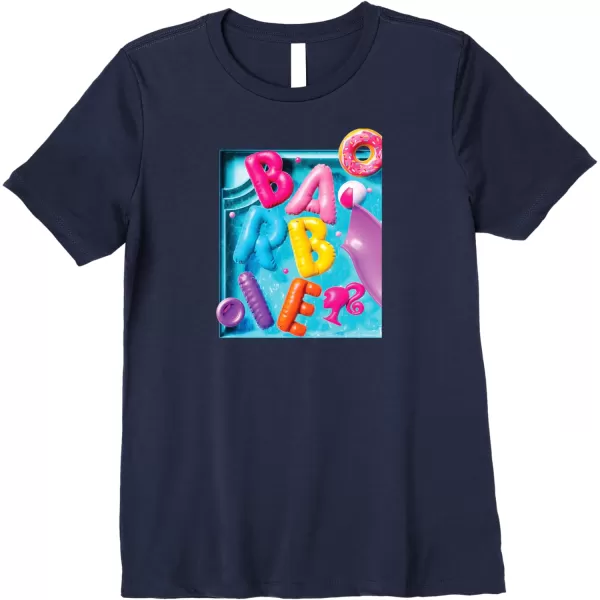 Barbie  Summer Pool Fun Premium TShirtNavy Blue