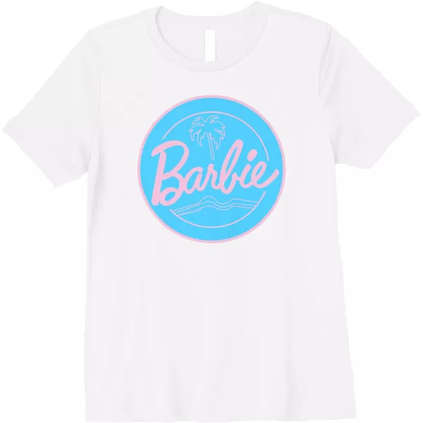 Barbie  Summer of Palm Trees Premium TShirtWhite