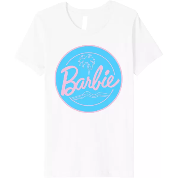 Barbie  Summer of Palm Trees Premium TShirtWhite