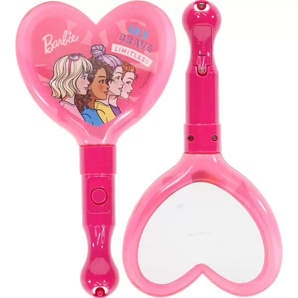 Barbie  Townley Girl 2 Pack Lip Balm Set with LightUp Mirror Hair Clips and Rings for Girls Ages 3Barbie  Townley Girl 2 Pack Lip Balm Set with LightUp Mirror Hair Clips and Rings for Girls Ages 3