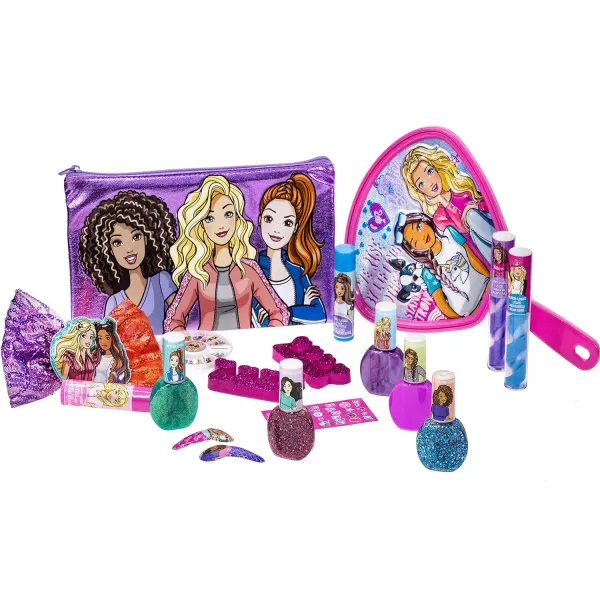 Barbie  Townley Girl Mega Cosmetic Makeup Gift bag Set includes Lip Gloss Nail Polish amp Hair Accessories and more for Kids Girls Ages 3 perfect for Parties Sleepovers and MakeoversBarbie  Townley Girl Mega Cosmetic Makeup Gift bag Set includes Lip Gloss Nail Polish amp Hair Accessories and more for Kids Girls Ages 3 perfect for Parties Sleepovers and Makeovers