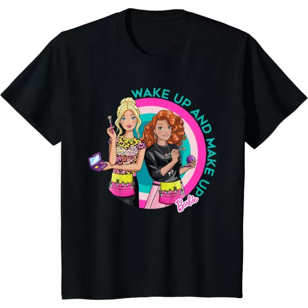 Barbie  Wake Up and Make Up TShirtBlack