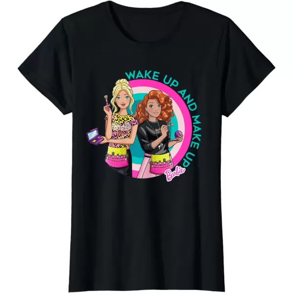 Barbie  Wake Up and Make Up TShirtBlack