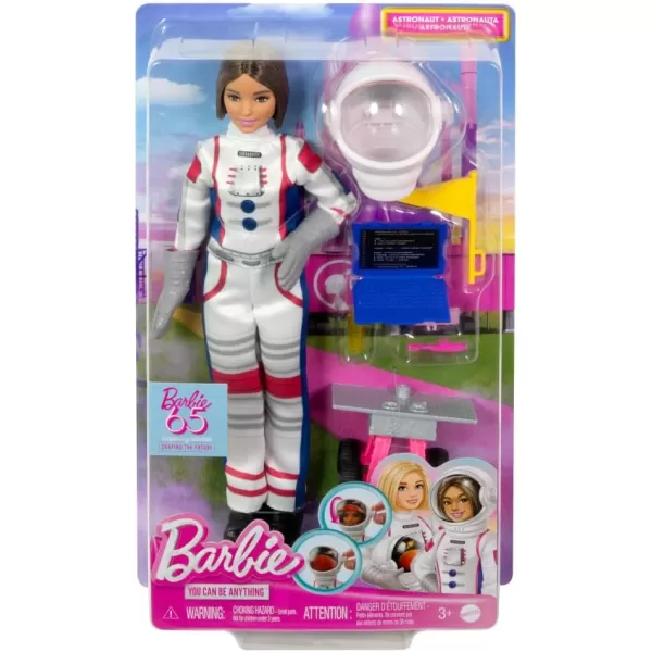 Barbie 65th Anniversary Doll  10 Accessories Farm Veterinarian Set with Blonde Vet Doll Lamb with Moving Ears  MoreAstronaut