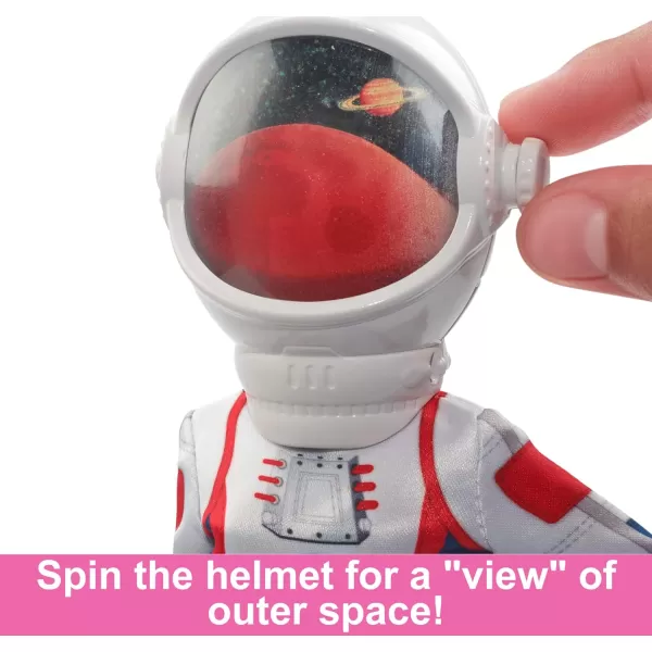 Barbie 65th Anniversary Doll amp 10 Accessories Astronaut Set with Brunette Doll Rolling Rover Space Helmet with Flipping Shield amp MoreAstronaut