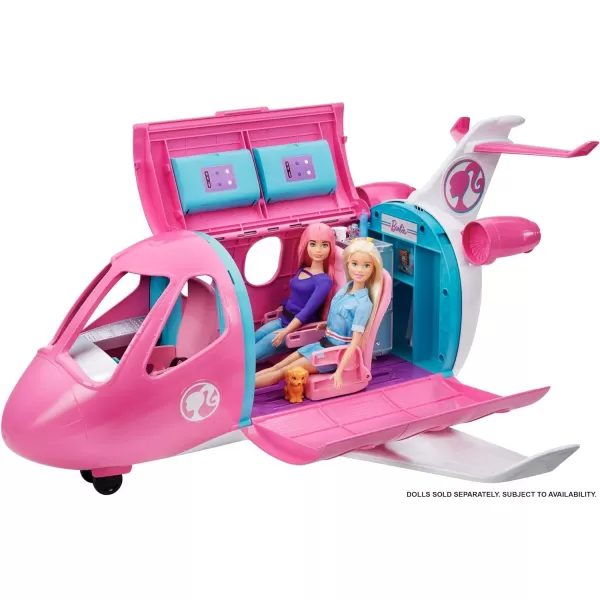 Barbie Airplane Playset Dreamplane with 15 Accessories Including Puppy Snack Cart Reclining Seats and More Amazon ExclusiveDreamPlane  Doll