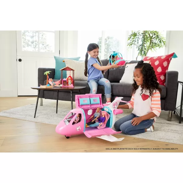 Barbie Airplane Playset Dreamplane with 15 Accessories Including Puppy Snack Cart Reclining Seats and More Amazon ExclusiveDreamPlane