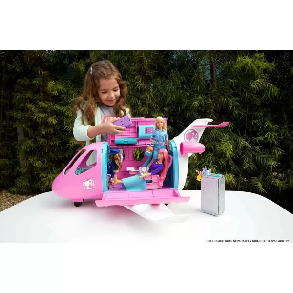 Barbie Airplane Playset Dreamplane with 15 Accessories Including Puppy Snack Cart Reclining Seats and More Amazon ExclusiveDreamPlane