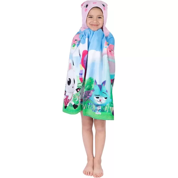 Barbie BathPoolBeach Soft Cotton Terry Hooded Towel Wrap 24 in x 50 in By Franco Kids24 in x 50 in Assorted